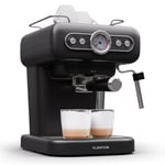 Espresso Machine with Milk Frother Coffee Maker Cappuccino 19 Bar 950W 2 Cups