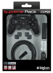 pack manette ps3 oreillette bluetooth cable hdmi triggers