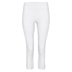 Decoy Capri Leggings Vit ekologisk bomull Medium Dam