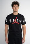 Nike Mens Air Jordan Stretch T Shirt in Black Jersey - Size Small