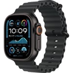 Apple Watch Ultra 2 GPS + Cellular - 49mm - Boîtier Black Titanium - Bracelet Black Ocean Band