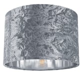 Modern Crushed Velvet Lamp Shade with Shiny Paper Inner