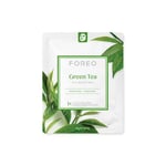 FOREO Farm to face Green Tea Sheet Mask Ansiktsmask, 3 st