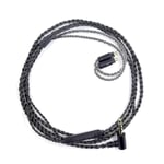 Cable pour ¿¿couteurs Remplacement de cable audio pour casque audio professionnel haute r¿¿sistance 3,5 mm avec micro pour Shure Se215/pour Sennheiser Ie80s/pour Audio-technica A2d E