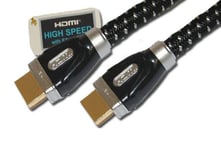 Shiverpeaks Hdmi/Hdmi 2.5M, 2,5 M, Hdmi Type A (Standard), Hdmi Type A (Standard), 4096 X 2160 Piksler, Audio Return Channel (Arc), Sort, Sølv