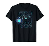 CPU PC Sci-fi Movie Tees Circuit Board Geeks Computing T-Shirt