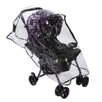 1PC PVC Universal Baby Stroller Rain Cover Dust Wind Shield Pram Accessory