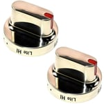 2-Pack Burner Dial Range Knob for Samsung FX / NX Series Gas range Oven Stove