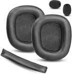 Coussins De Remplacement Pour Écouteurs Compatibles Avec Logitech G930 G930S 430 G432 Casque Premium Coussinets Avec Cuir Protéiné Plus Doux/Mousse À Mémoire[QUE073984]