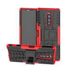 Sony Xperia 1      Heavy Duty Case    [Red]