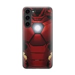 ERT GROUP mobile phone case for Samsung S23 PLUS original and officially Licensed Marvel pattern Iron Man 020 optimally adapted to the shape of the mobile phone, case made of TPU