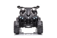 Black 12V Kids Electric Ride on Quad Bike ATV Quad with Storage - EVA Wheels