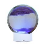 Purple Quicksand Usb/Battery Quicksand Table Lamp Bedroom Bedside Decorative UK