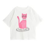 Mini Rodini GOTS Cat T-Shirt Vit | Vit | 80/86 cm