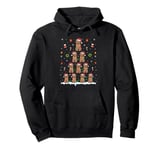 Labrador Dog Xmas Tree Lights for Men Women Labrador Dog Pullover Hoodie