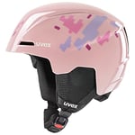 uvex viti Casque de Ski Enfant Unisexe, Pink Puzzle, 51-55 cm