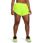 Under Armour UA Fly by 3'' Shorts - High Vis Yellow/High Vis Yellow/Reflective - LG