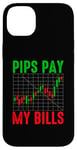 Coque pour iPhone 14 Plus Funny Trading Trader Humour Pips Pay My Bills