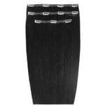 Beauty Works Deluxe Clip-in 20 Inch Extensions (Various Colours) - Jet Set Black