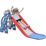 Toboggan Enfants, Toboggan intérieur extérieur pour Les Enfants, long toboggan, balanoire, Toboggan bébé Facile à Installer(2-en-1) - Aufun