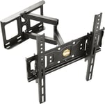 Support TV Mural 32-55"" Pouces (81-140cm), S6144 Orientable et Inclinable Fix ation Murale télévision Bras articulé pour télé VESA