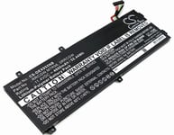 Kompatibelt med Dell XPS 15 9570 4K, 11,4V, 4600mAh