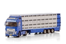 WSI 01-4259 GROOT ZEVERT VOLVO FH4 GLOBETROTTER 4X2 REMORQUE POUR ANIMAUX - 3 AS