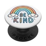 Soyez gentil, jolie conseillère arc-en-ciel en amour et gentillesse PopSockets PopGrip Interchangeable