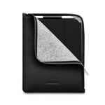 WOOLNUT Skinn-Folio iPad Pro / Air 11-tommer Svart