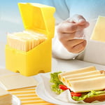 Creative Sliced Cheese Container Flip Cover Cheese Box  Kitchen Gadgets