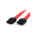 Startech - com Câble Serial ata 90 cm - 0,914 m - sata iii - sata 7-pin - sata 7-pin - Female connector / Female connector - Rouge (SATA36)