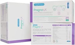 PregnaluX PCOS & Fertility Supplement for Women | Prenatal Vitamins w/Myo-inositol, L-Carnitine, NAC, CoQ10, Folic Acid, B12 | 3 Month