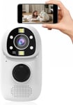 Caméra De Sécurité Intérieure 4G Lte, Caméra Panoramique Inclinable Sans Fil Pour Moniteur De Bébé, Caméra De Surveillance À Domicile Pour Chien Et Chat Avec Détection De[CAM09941]