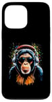 iPhone 13 Pro Max Funky DJ Monkey with Shades and Headphones Case