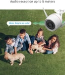 EZVIZ 2K Outdoor Security Camera CCTV Wi-Fi Camera, 30M Colour Night Vision, AI