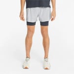 Puma Run First Mile 2in1 5 Inch Shorts Grå - Handla nu på Loparshop.se!