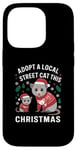 iPhone 14 Pro Funny Opossum Adopt A Local Street Cat Case