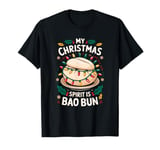 My Christmas Spirit Bao Bun Merry Xmas Men Women Kids T-Shirt