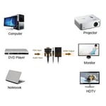 VGA Male to HDMI Female AV Converter Adapter with USB Cable for HDTV PC Monitor