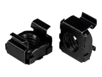 Startech.Com M5 Cage Nuts - 100 Pack, Black - M5 Mounting Cage Nuts For Server Rack &Amp  Cabinet (Cabcagenut2b) - Burmøtrik - Sort (Pakke Med 100) - For P/N: Rack-18U-20-Wall-Oa, Rack-21U-20-Wall-Oa, Rack-24U-20-Wall-Oa, Rk3236bkf, Wallmount4