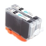 2 Black (CLI) Ink Cartridges for Canon PIXMA iP4500 iP5300 MP530 MP800 MP950