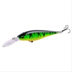 Black Minnow Fishing Lure Pike Carp Fishing Artificial Hard Bait 11cm 10.5g Fish Lures Deep Swim Wobbler Crankbait Tackle 11cm I