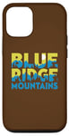 Coque pour iPhone 12/12 Pro Blue Ridge Mountains Typography Outdoors Art