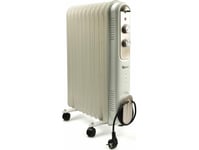 Geko Oil Radiator Med Regulering Og Termostat, 11 Finner, 2500W B14 (1)