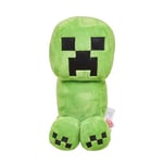 Mattel Minecraft peluche Creeper 20 cm, jouet à collectionner pour fans du jeu vidéo et enfants dès 3 ans, HBN40