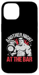 Coque pour iPhone 14 Another Night At The Bar Haltérophilie