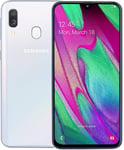 2019 Samsung Galaxy A40 Dual Sim 64 Go-Blanc(Reconditionné)