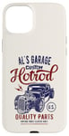 Coque pour iPhone 15 Plus Al's Hotrod Garage Classic Car Custom Al Design