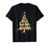 Golden Retriever Christmas Tree Noel Xmas Gift dog mom dad T-Shirt