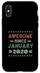 iPhone X/XS Awesome Since January 2020 Birthday Design Case